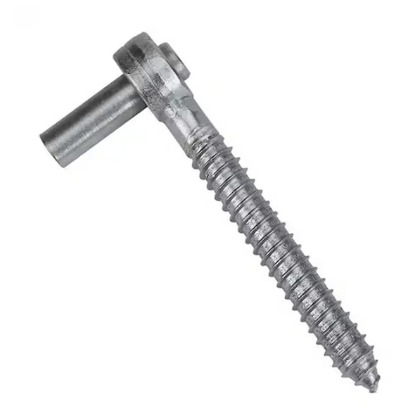 1 Pair, Everbilt 3/4 in. x 6 in. Double Coasted Zinc Plated Screw Hooks - Picture 1 of 6